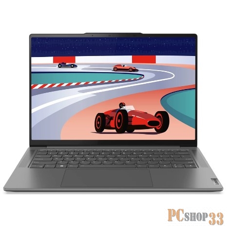 Ноутбук Lenovo Yoga Pro 7 14ARP8 14.5(2560x1600 IPS)/AMD Ryzen 5 7535HS(3.3Ghz)/16384Mb/512SSDG Radeon/Cam/BT/WiFi/73WHr/war 1y/1.49kg/storm grey/noOS + 100W, RU kbd