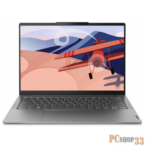 Ноутбук Lenovo Yoga Slim 6 14IAP8 14(2240x1400 IPS)/Intel Core i7 1260P(2.1Ghz)/16384Mb/512SSDGb Iris Xe Graphics/Cam/BT/WiFi/65WHr/war 1y/1.35kg/storm grey/noOS + 65W, RU kbd