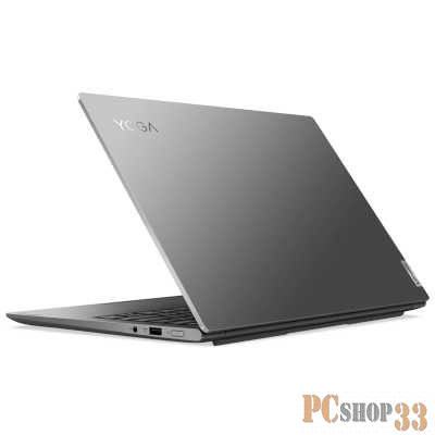Ноутбук Lenovo Yoga Slim 7 Pro 14IAH7 14(2880x1800 IPS)/Intel Core i7 12700H(2.3Ghz)/16384Mb/1024SSD Iris Xe Graphics/Cam/BT/WiFi/61WHr/war 1y/1.32kg/cloud grey/Win11Home + 100W, RU kbd