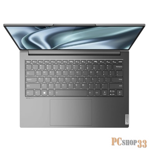 Ноутбук Lenovo Yoga Slim 7 Pro 14IAH7 14(2880x1800 OLED)/Intel Core i7 12700H(2.3Ghz)/16384Mb/512SSDG GeForce MX550(2048Mb)/Cam/BT/WiFi/61WH 1y/1.4kg/storm grey/Win11Home + 100W, RU kbd