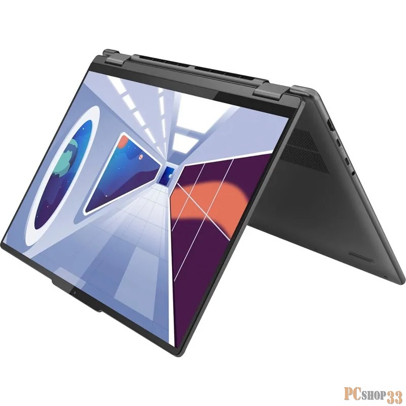 Ноутбук Lenovo Yoga 7 16IRL8 16(2560x1600 IPS)/Touch/Intel Core i7 1360P(2.2Ghz)/16384Mb/1024SSDG Iris Xe Graphics/Cam/BT/WiFi/71WHr/war 1y/1.98kg/storm grey/Win11Home + 65W, Pen, RU kbd