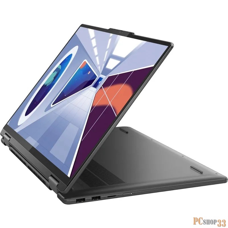 Ноутбук Lenovo Yoga 7 16IRL8 16(2560x1600 IPS)/Touch/Intel Core i7 1360P(2.2Ghz)/16384Mb/1024SSDG Iris Xe Graphics/Cam/BT/WiFi/71WHr/war 1y/1.98kg/storm grey/Win11Home + 65W, Pen, RU kbd