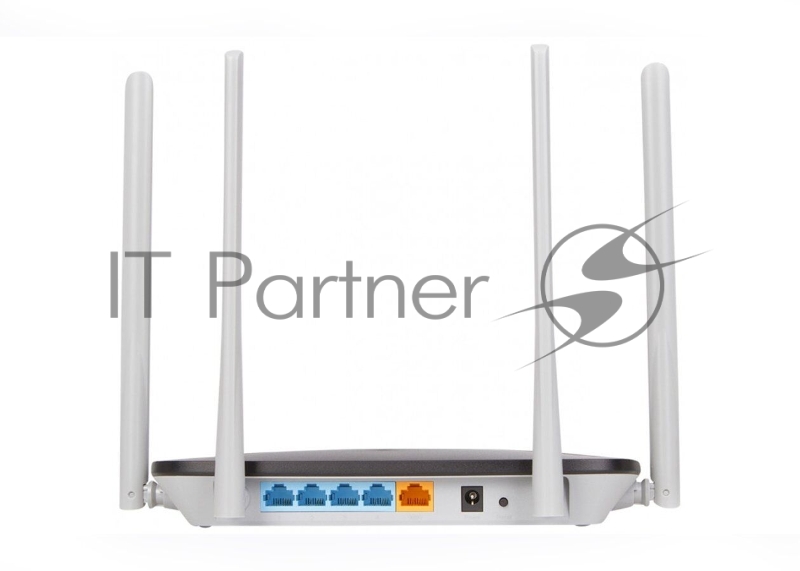 Беспроводный маршрутизатор Mercusys AC12, Dual Band, (867Мбит/с на 5 ГГц + 300Мбит/с на 2,4 ГГц) 4 порта 100 Мбит/с, 4 фиксированных антенны