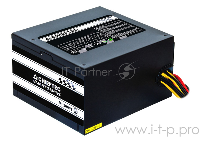 Блок питания 650Вт Chieftec GPS-650A8 ATX12V V2.3 (20/24+4/8+6/8pin, вентилятор d120мм) + кабель питания EURO (1.5м)