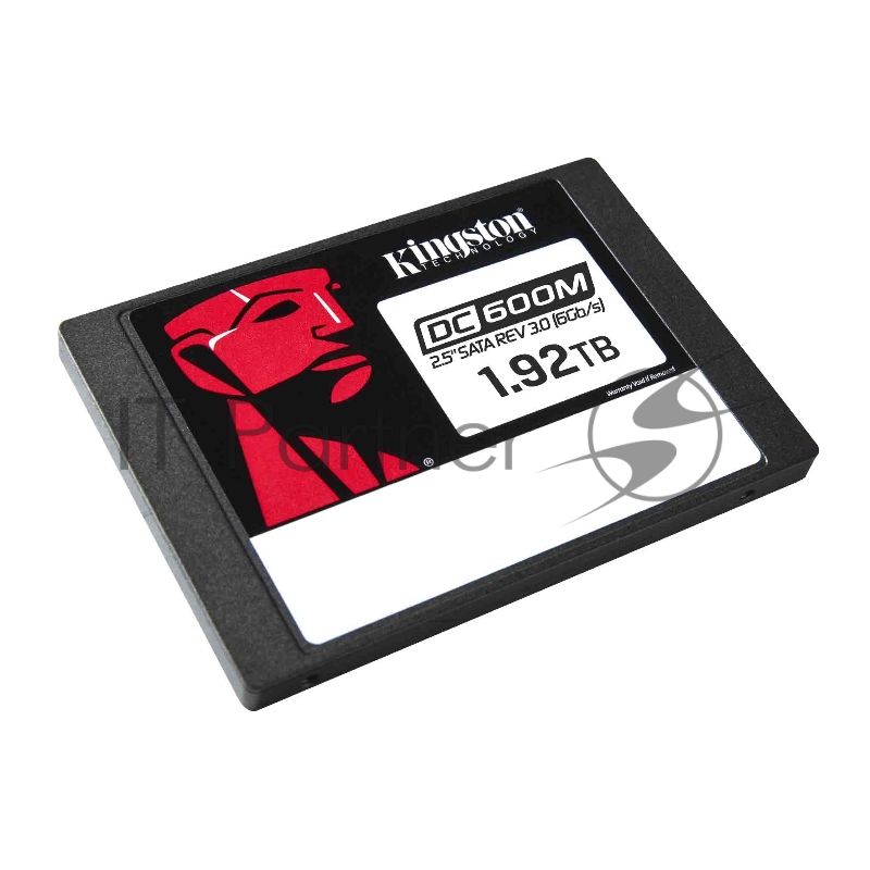 Твердотельный накопитель Kingston SSD DC600M, 1920GB, 2.5 7mm, SATA3, 3D TLC, R/W 560/530MB/s, IOPs 94 000/78 000, TBW 3504, DWPD 1 (5 лет)