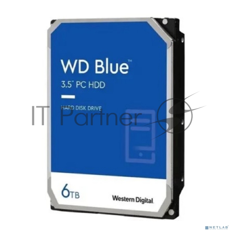 Жесткий диск Western Digital SATA 6TB 6GB/S 256MB BLUE WD60EZAX WDC