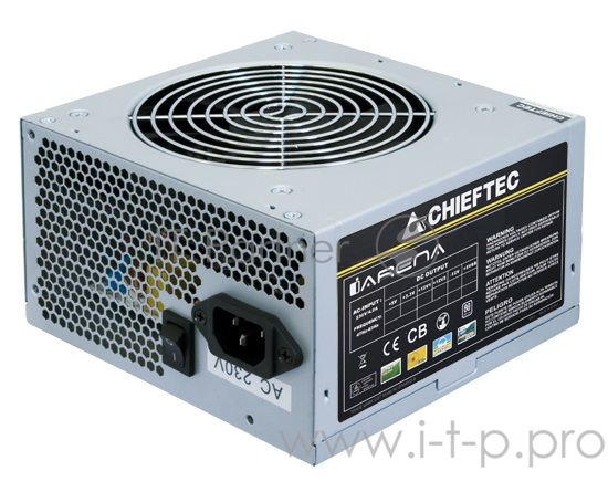 Блок питания 650Вт Chieftec iArena GPA-650S ATX12V V2.3 (20/24+4/8+6/8pin, вентилятор d120мм)