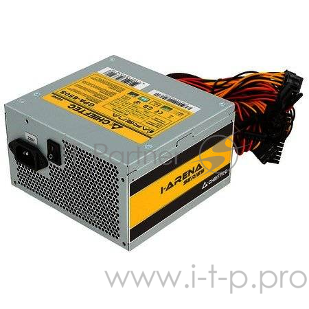 Блок питания 650Вт Chieftec iArena GPA-650S ATX12V V2.3 (20/24+4/8+6/8pin, вентилятор d120мм)