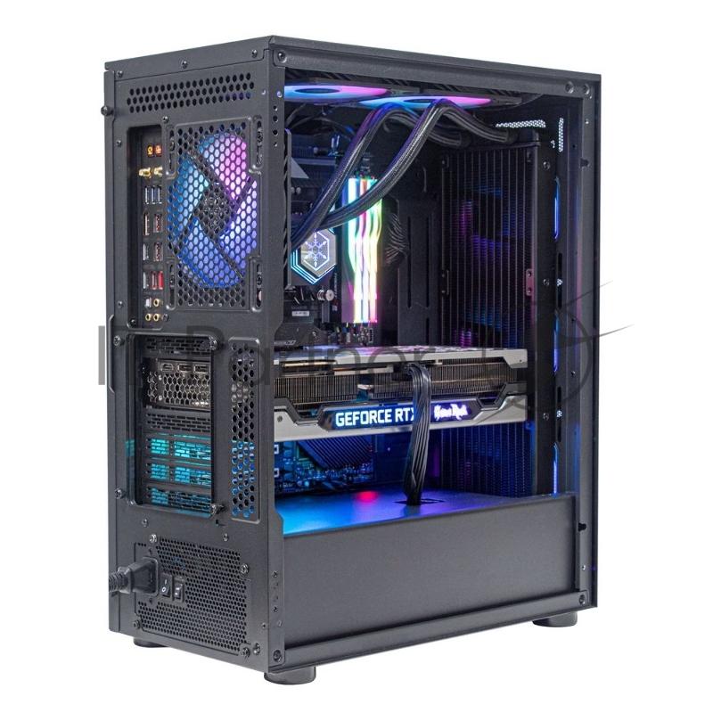 Корпус Silverstone G41FA512ZBG0020 High airflow ATX mid-tower chassis with dual radiator support and ARGB lighting High airflow ATX mid-tower chassis with dual radiator support and ARGB lighting