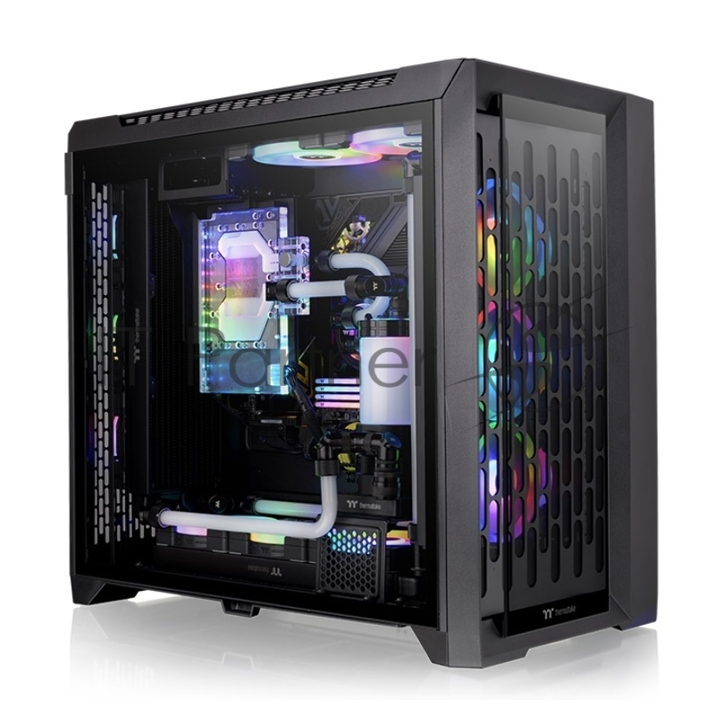 Корпус Thermaltake CA-1X6-00F1WN-01 CTE C750 TG ARGB/Black/Win/SPCC/Tempered Glass*2/CT140 ARGB Fan*3/Brown Box CTE C750
