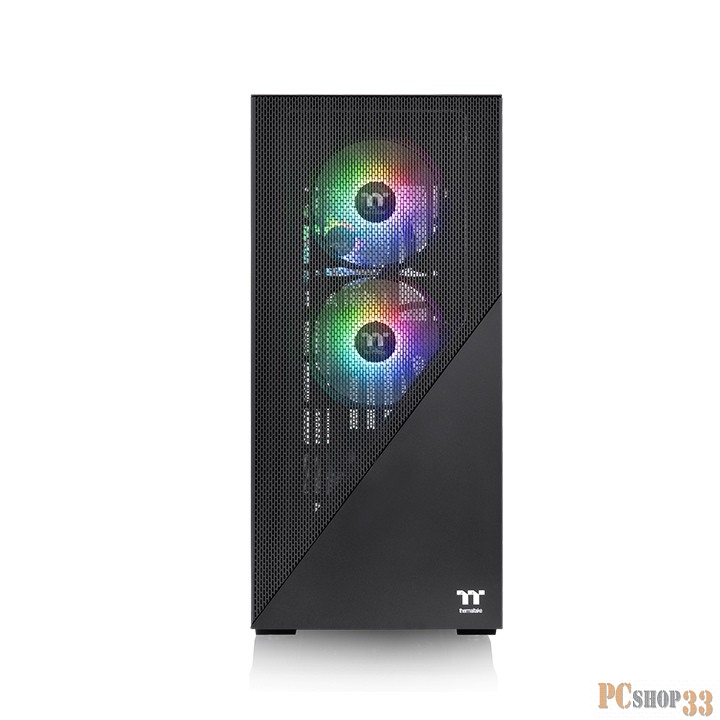 Корпус Thermaltake Divider 370 TG ARGB/Black CA-1S4-00M1WN-00 /Win/SPCC/Tempered Glass*1/120mm ARGB PWM Fan*3