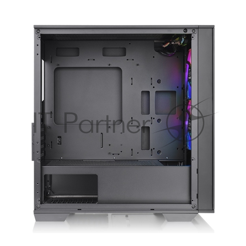 Корпус Thermaltake Divider 170 TG ARGB/Black CA-1S4-00S1WN-00 /Win/SPCC/Tempered Glass*1/120mm ARGB PWM Fan*2