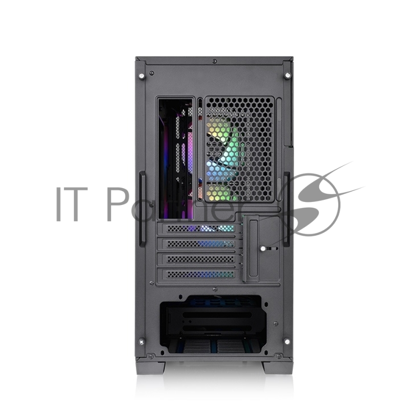 Корпус Thermaltake Divider 170 TG ARGB/Black CA-1S4-00S1WN-00 /Win/SPCC/Tempered Glass*1/120mm ARGB PWM Fan*2