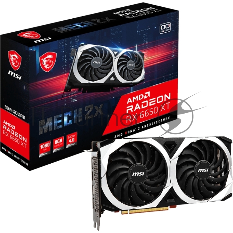 Видеокарта MSI RX6650 XT MECH 2X 8G OC AMD Radeon RX6650XT PCI-E 4.0 8ГБ GDDR6, 128 бит, DP x3, HDMI