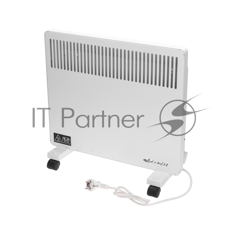 Электрический конвектор с механическим термостатом, 1 кВт, Х-монолит СОКОЛ