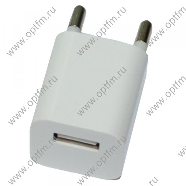 СЗУ USB 1,0А (1USB) кубик белый
