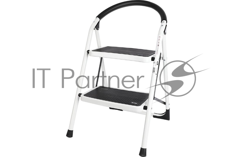 Стремянка стальная двухступенчатая Deli DL509012 макс.высота 460мм, до 150кг, ступени 360x270мм