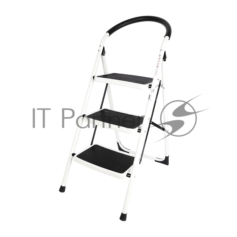 Стремянка стальная трехступенчатая Deli DL509013 макс.высота 670мм, до 150кг, ступени 360x270мм