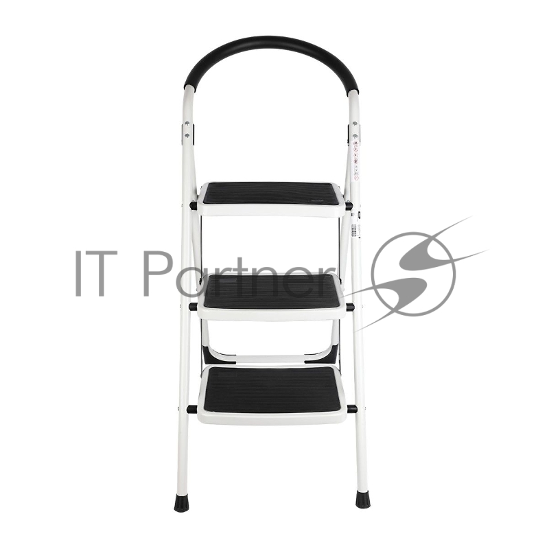 Стремянка стальная трехступенчатая Deli DL509013 макс.высота 670мм, до 150кг, ступени 360x270мм