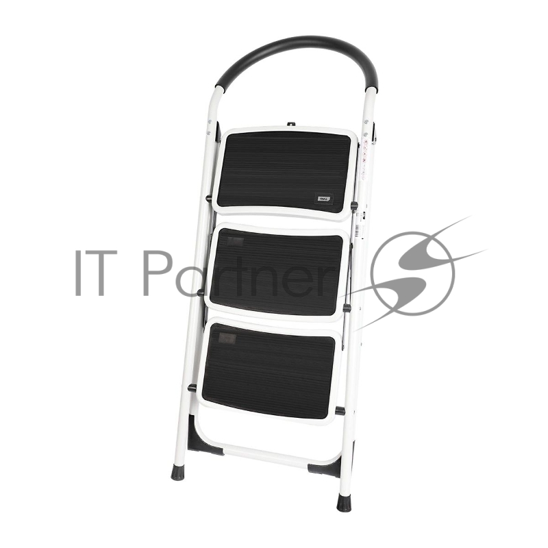 Стремянка стальная трехступенчатая Deli DL509013 макс.высота 670мм, до 150кг, ступени 360x270мм