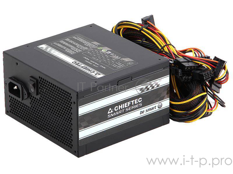 Блок питания 700Вт Chieftec GPS-700A8 ATX12V V2.3 (20/24+4/8+6/8pin, вентилятор d120мм) + кабель питания EURO (1.5м)