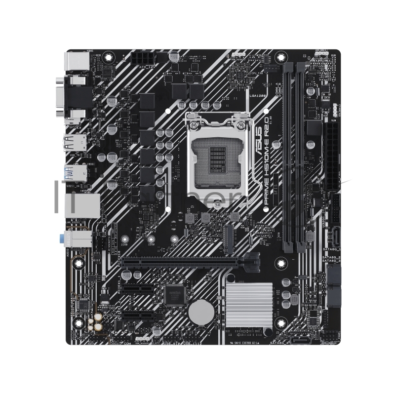 Материнская плата ASUS PRIME H510M-E R2.0 LGA 1200, Intel H510, 2xDDR4-2933 МГц, 1xPCI-Ex16, 1xM.2, Micro-ATX