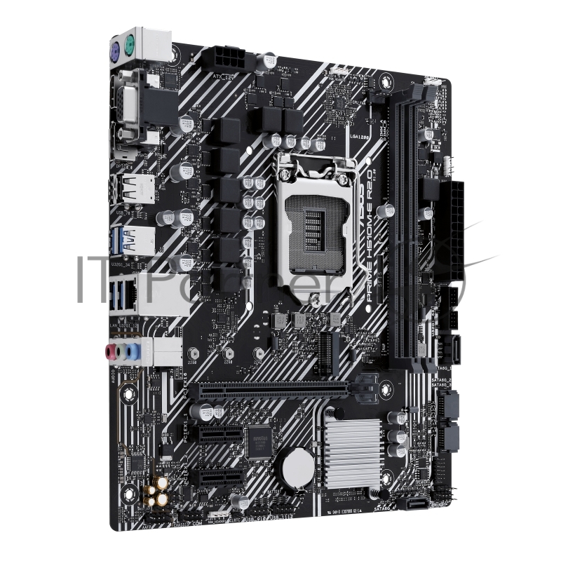 Материнская плата ASUS PRIME H510M-E R2.0 LGA 1200, Intel H510, 2xDDR4-2933 МГц, 1xPCI-Ex16, 1xM.2, Micro-ATX
