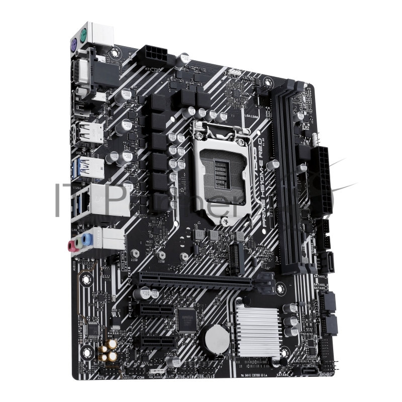 Материнская плата ASUS PRIME H510M-E R2.0 LGA 1200, Intel H510, 2xDDR4-2933 МГц, 1xPCI-Ex16, 1xM.2, Micro-ATX