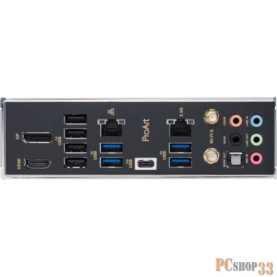 Материнская плата ASUS PROART B760-CREATOR WIFI LGA 1700, Intel B760, 2xDDR4-3200 МГц, 2xPCI-Ex16, 3xM.2,ATX