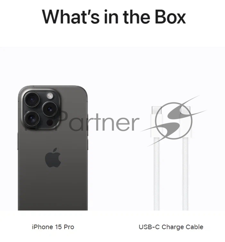 Мобильный телефон APPLE IPHONE 15 PRO 1TB BLACK MTQH3ZA/A