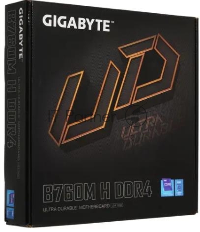 Материнская плата Gigabyte B760M H DDR4 LGA 1700, Intel B760, 2xDDR4-3200 МГц, 1xPCI-Ex16, 2xM.2, Micro-ATX