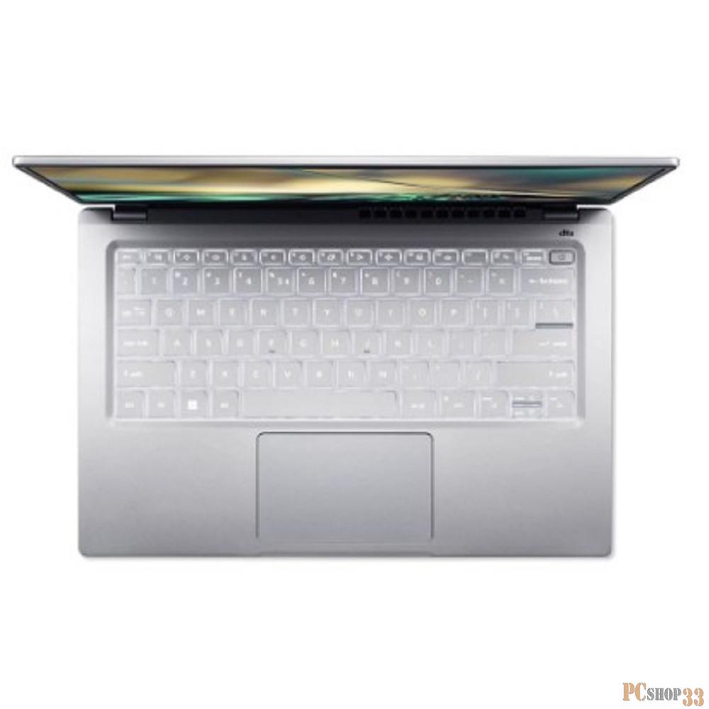 Ноутбук Acer SF314-512-744D Swift 14.0 WQHD(2560x1440) IPS/Intel Core i7-1260P 2.10GHz (Up to 4.70GHz) Duodeca/16GB+512GB SSD/Integrated/WiFi/BT/2.0MP/F kg/W11/1Y/SILVER