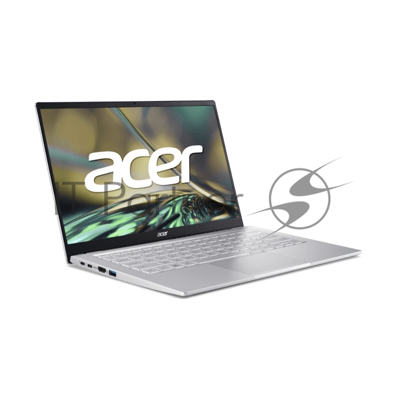 Ноутбук Acer SF314-512-55DD Swift 14.0 WQHD(2560x1440) IPS/Intel Core i5-1240P 1.70GHz (Up to 4.40GHz) Duodeca/16GB+512GB SSD/Integrated/WiFi/BT/2.0MP/F kg/W11/1Y/SILVER