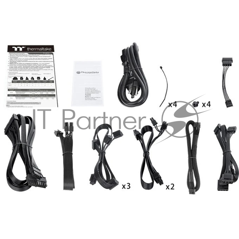 Блок питания Thermaltake Toughpower GF3 ARGB 750W TTP-750AH3FSG-3 /Fully Modular/Pure 14/Full Range/Analog/80 Plus Gold/EU/100% JP CAP/All Flat Cables/Gen 5