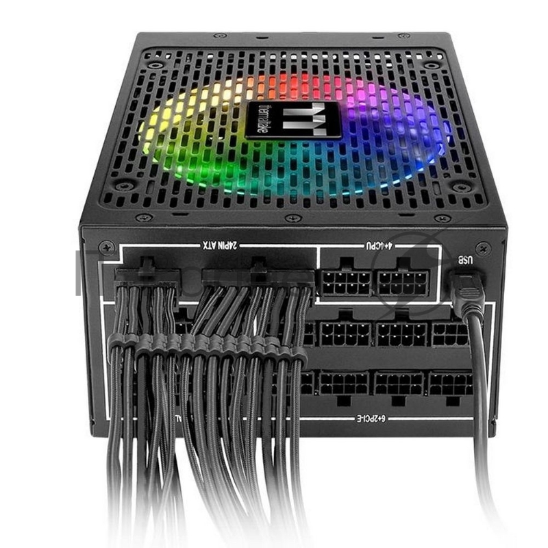 Блок питания Thermaltake Toughpower iRGB PLUS 1250W Titanium PS-TPI-1250F3FDTE-1 /1250W/Fully Modular/Riing Duo/Full Range/Digital/80 Plus Titanium/EU/106% JP CAP/All Flat Cables