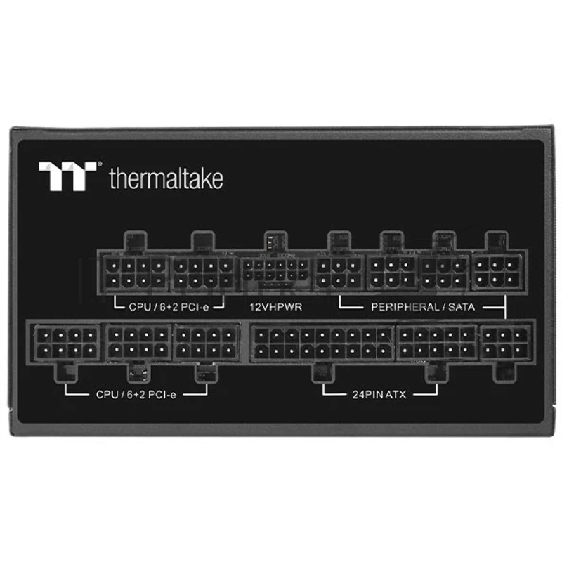 Блок питания Thermaltake Toughpower PF3 PS-TPD-1200FNFAPE-3 1200W/Fully Modular/Non Light/Full Range/Analog/80 Plus Platinum/ PS-TPD-1200FNFAPE-3 1200W/Fully Modular/Non Light/Full Range/Analog/80 Plus Platinum/EU/100% JP CAP/All Flat Cables/Gen 5