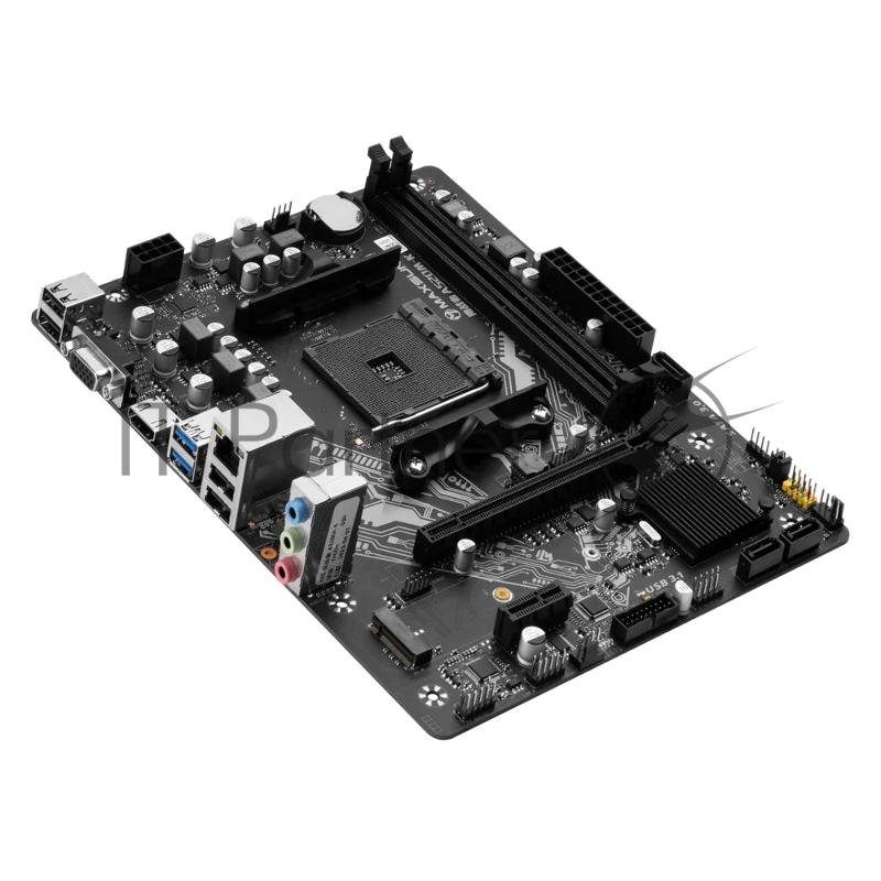 Материнская плата Maxsun MS-Challenger A520M-K AM4, A520, 2xDDR4, 1xPCI-E 16X1xPCI-E 1X2xM.2, Front2xUSB3.0, 2xUSB2.0, Rear4xUSB2.0, 2xUSB3.0, 3xSATA 3.0, 1GLan, HDMI+DP, mATX, RTL