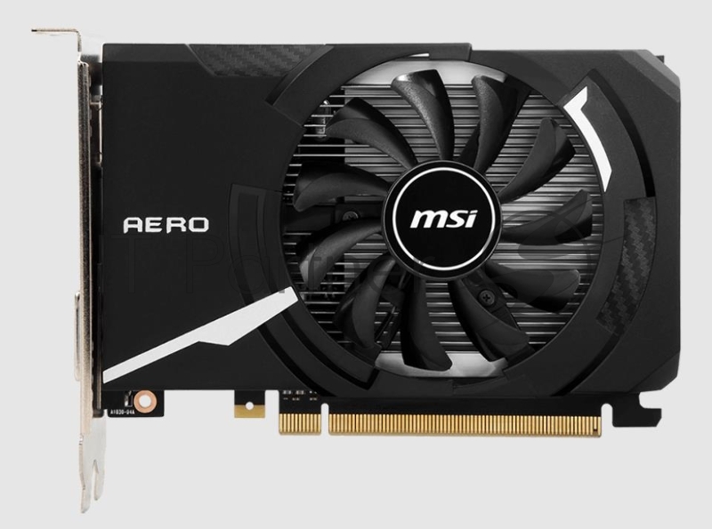 Видеокарта MSI GT1030 AERO ITX 4GD4 4GB DDR4 64-bit OC HDMI SL-DVI-D 1FAN RTL