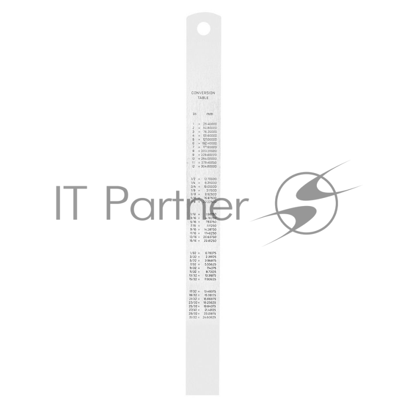 Линейка стальная Deli DL8015Y 150мм нержавеющая сталь