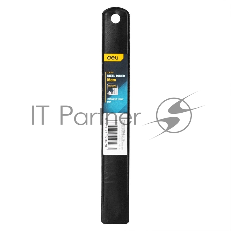 Линейка стальная Deli DL8015Y 150мм нержавеющая сталь