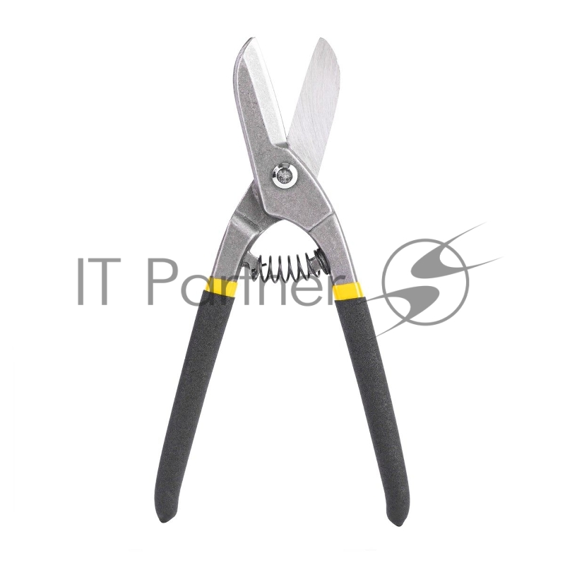 Ножницы по металлу прямые Deli DL4371 250мм, высокоуглеродистая сталь 55, прорезиненная рукоятка