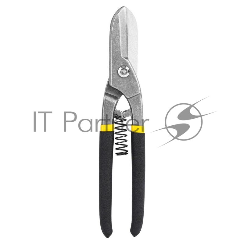 Ножницы по металлу прямые Deli DL4371 250мм, высокоуглеродистая сталь 55, прорезиненная рукоятка