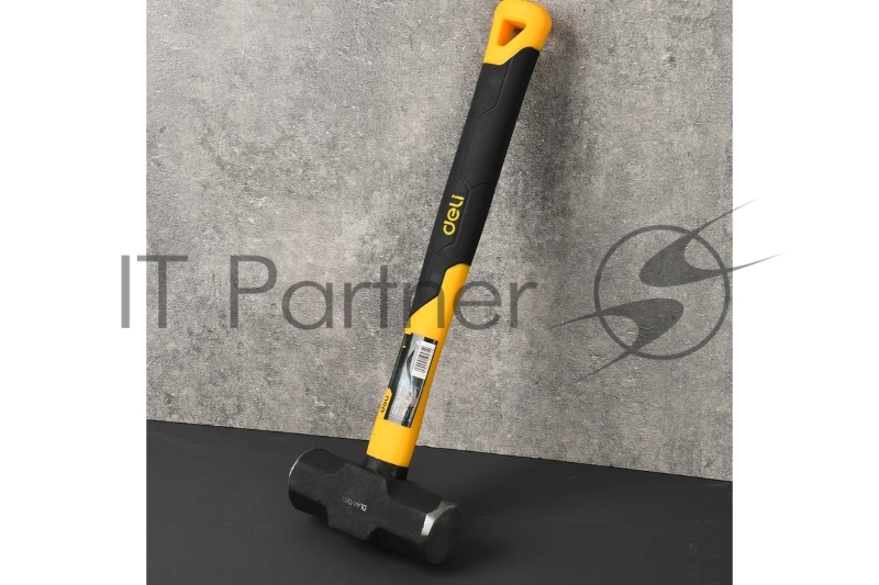 Кувалда Deli DL447003 1,36кг, рукоятка из высокопрочного стекловолокна