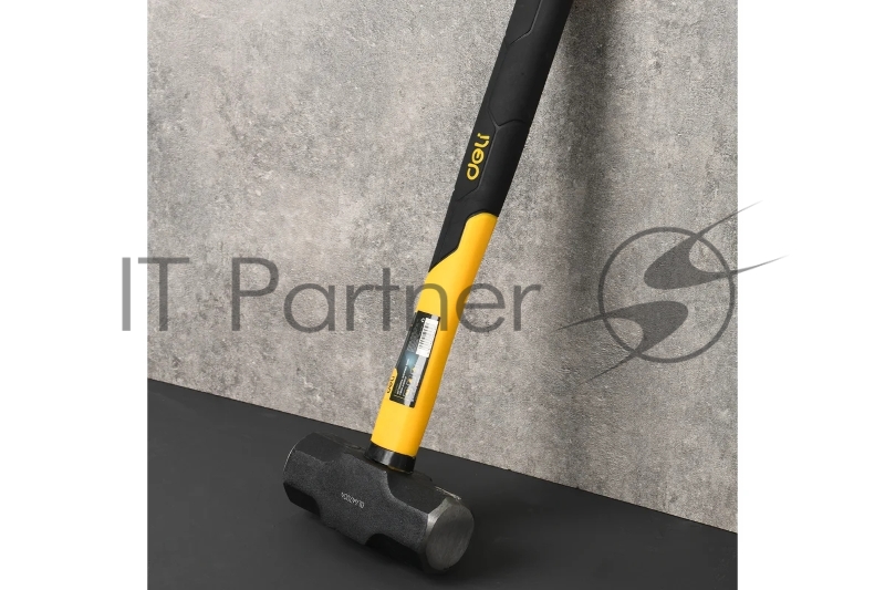 Кувалда Deli DL447004 1,8кг, рукоятка из высокопрочного стекловолокна