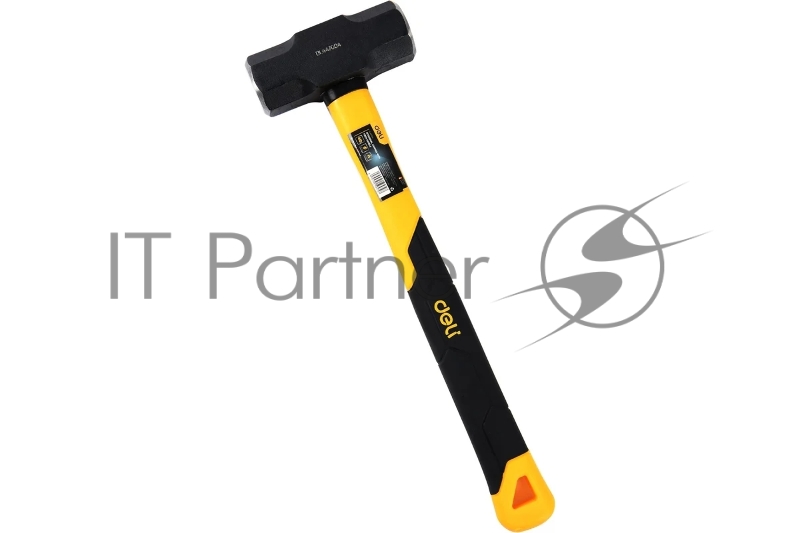 Кувалда Deli DL447004 1,8кг, рукоятка из высокопрочного стекловолокна