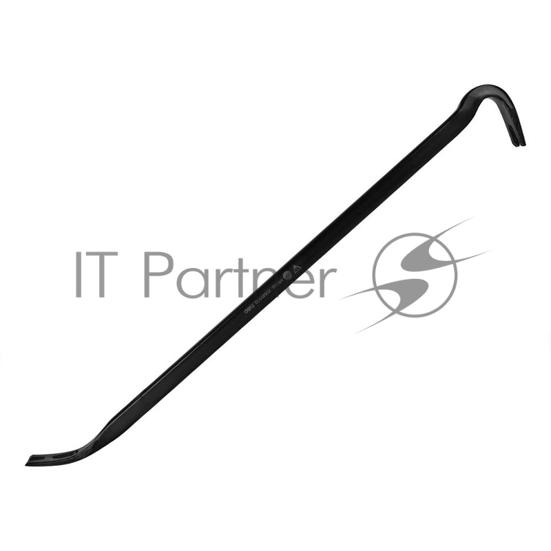 Лом-гвоздодер двухсторонный усиленный Deli DL448902 900 мм, углы наклона 30° и 60°, овальный паз с углами 30° и 68°, шестигранная форма