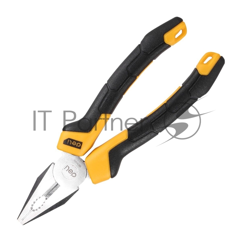 Комбинированные плоскогубцы Deli DL2007Z 180мм, мталь CrV, прорезиненная двухкомпонентная ручка