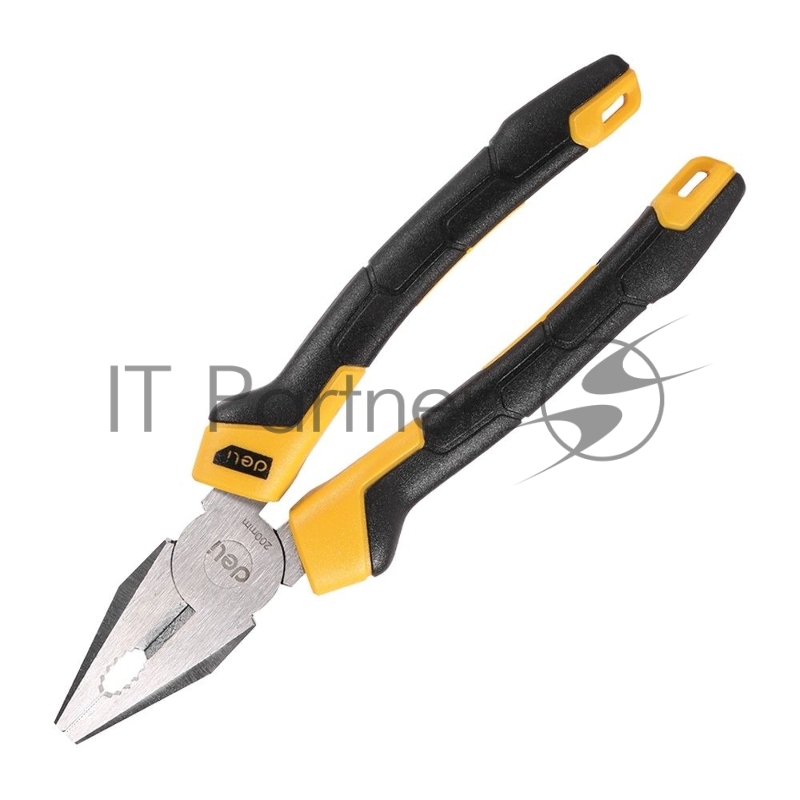 Комбинированные плоскогубцы Deli DL2008Z 200мм, сталь CrV, прорезиненная двухкомпонентная ручка