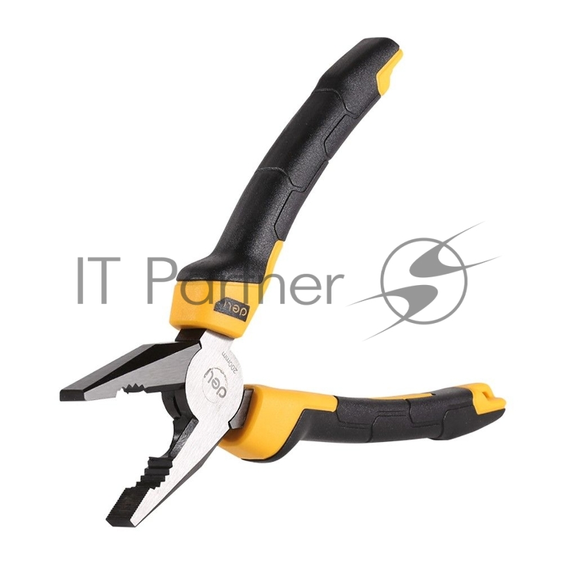 Комбинированные плоскогубцы Deli DL2008Z 200мм, сталь CrV, прорезиненная двухкомпонентная ручка