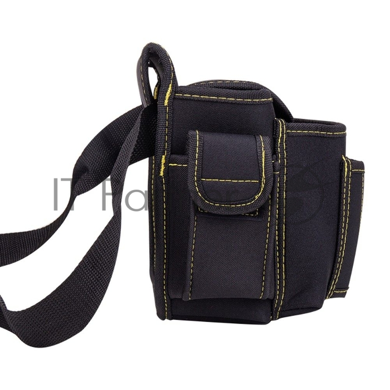 Поясная сумка монтажника Deli DL-P4 220 x 200 x 140мм, 6 карманов, ткань Оксфорд 600D